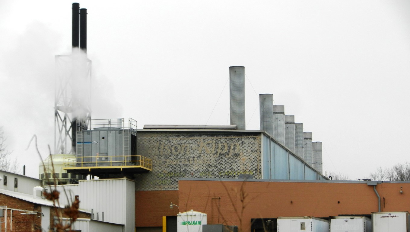 Madison-Kipp Stacks Seen from
            Capital City Trail Bike Path